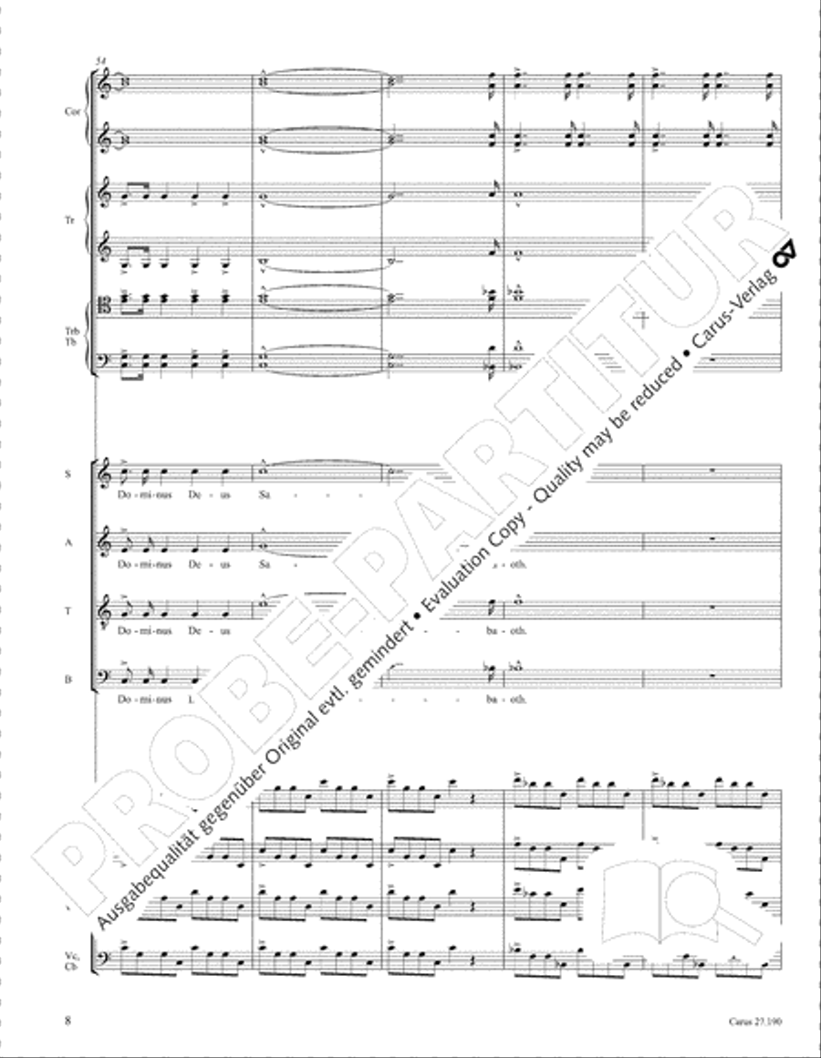 Te Deum 4-Part scores gallery preview page 15