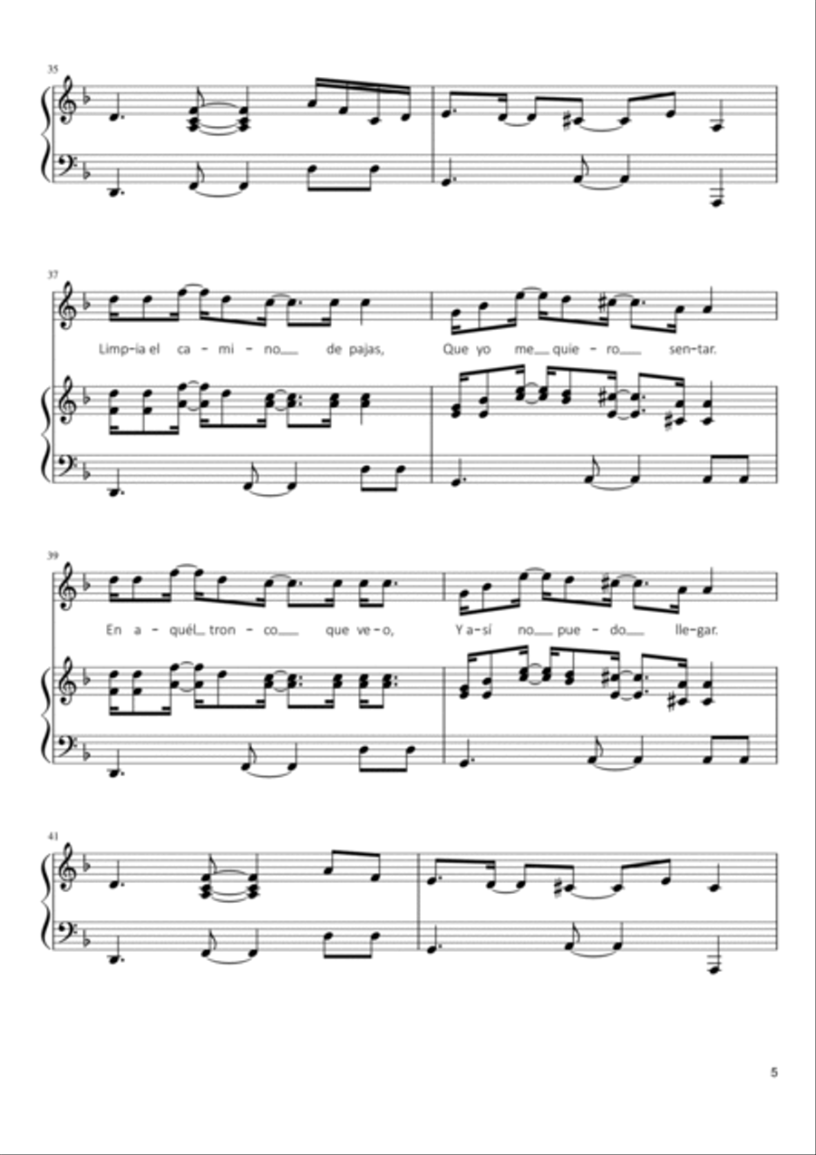 Chan Chan (chan Chan Son) Voice scores gallery preview page 5