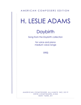 [Adams] Daybirth (from Daybirth) 2021 edition