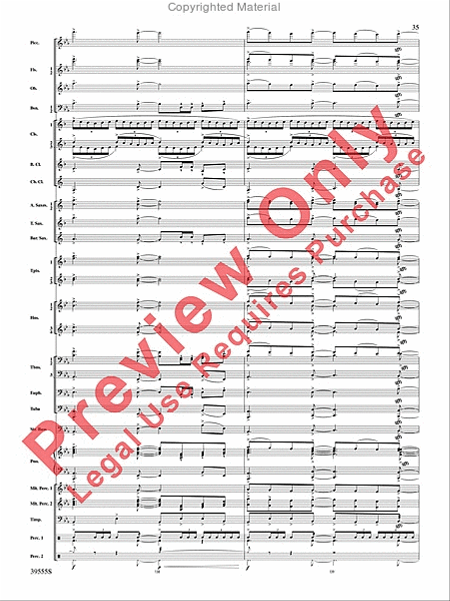 And Hope Led Them Home And Hope Led Them Home Concert Band scores gallery preview page 36