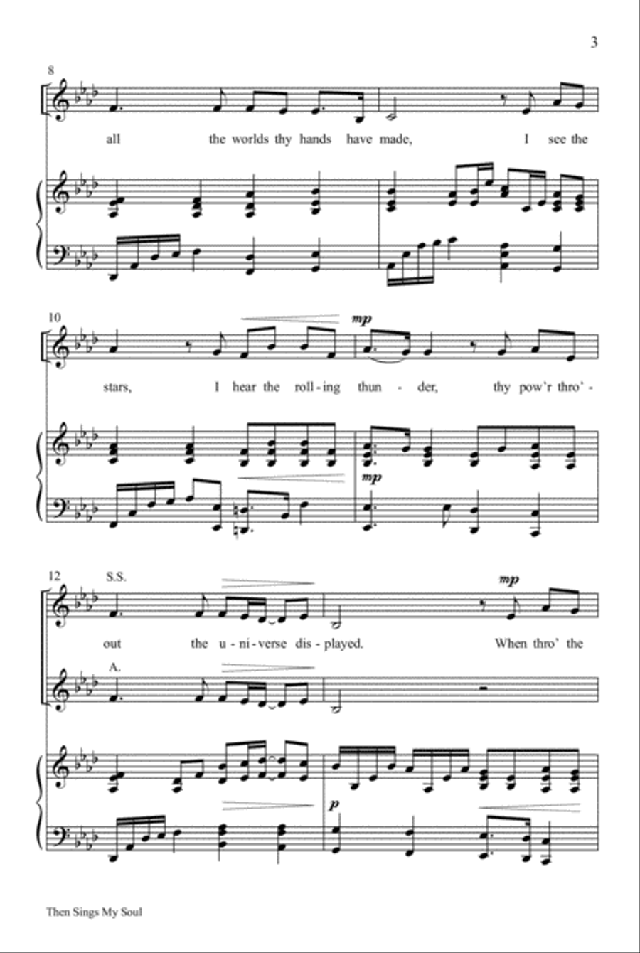 Then Sings My Soul Then Sings My Soul SSA scores gallery preview page 3