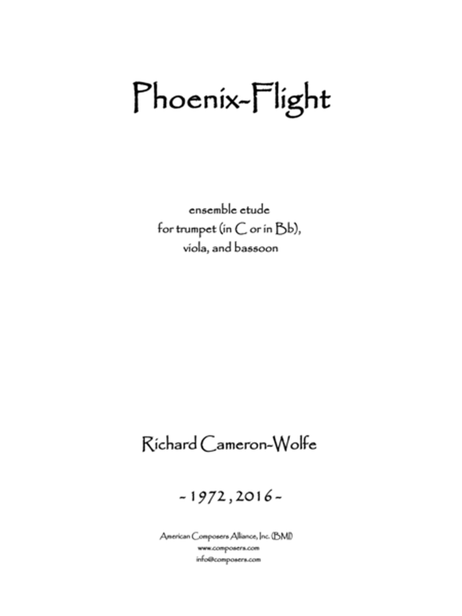 [Cameron-Wolfe] Phoenix-Flight