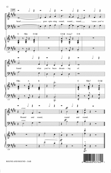 Round And Round (from The Voice) (arr. Ed Lojeski)