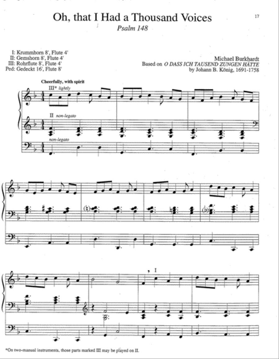 Five Psalm Hymn Improvisations Organ scores gallery preview page 5