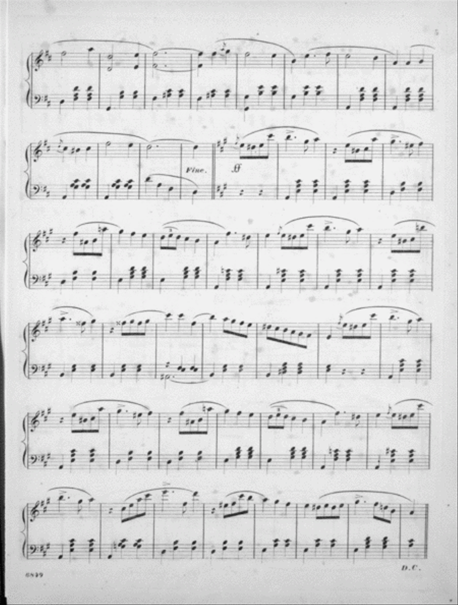 The Dream of the Ball. Waltz Piano Solo scores gallery preview page 4