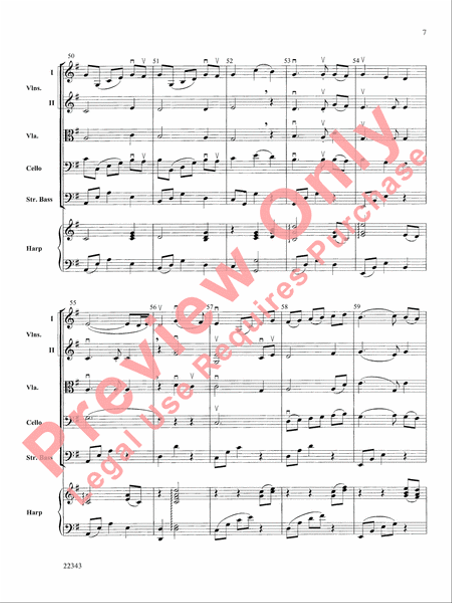 The Lovers' Waltz String Orchestra scores gallery preview page 8