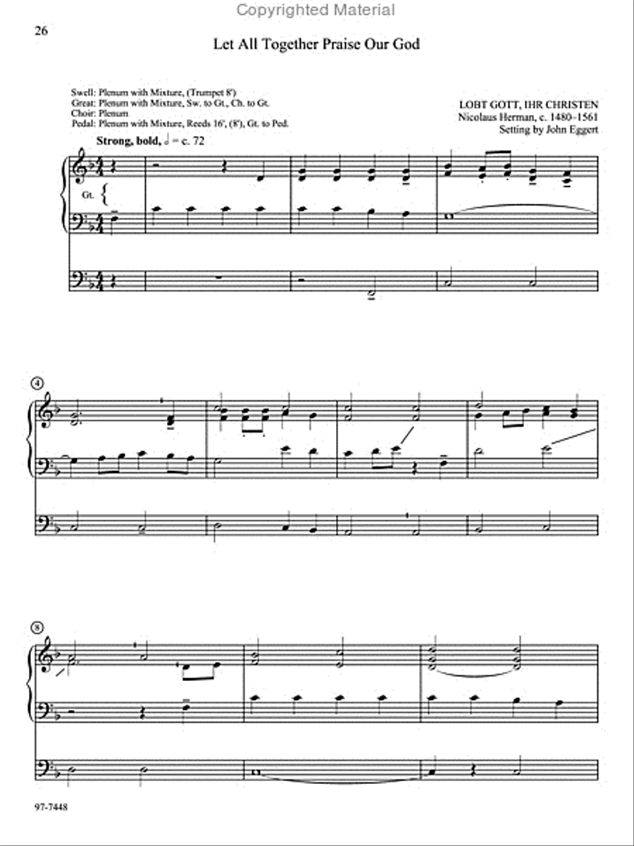 Carols for the Nativity: Nine Carol Settings for Organ Organ Solo scores gallery preview page 10