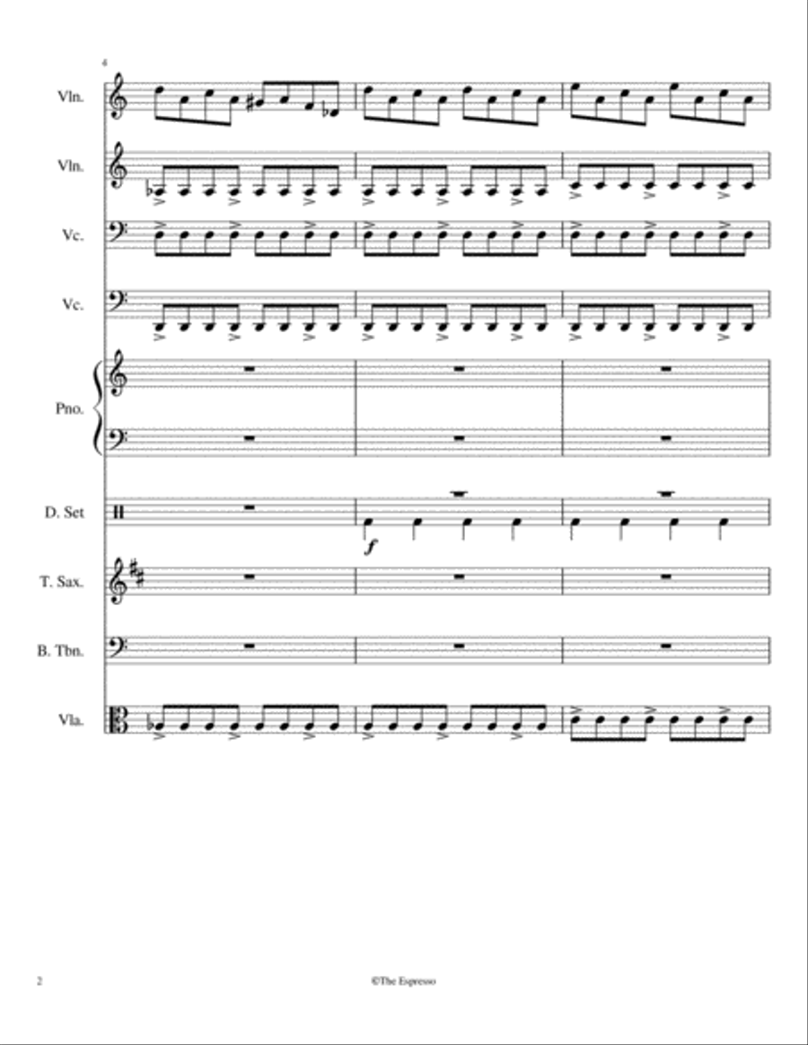SHRED Large Ensemble scores gallery preview page 2