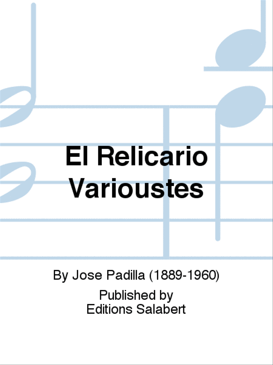 El Relicario Varioustes Voice Solo scores gallery preview page 1