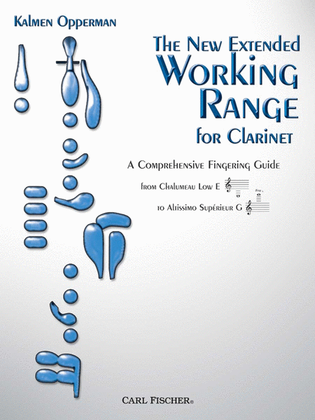 Book cover for The New Extended Working Range for Clarinet