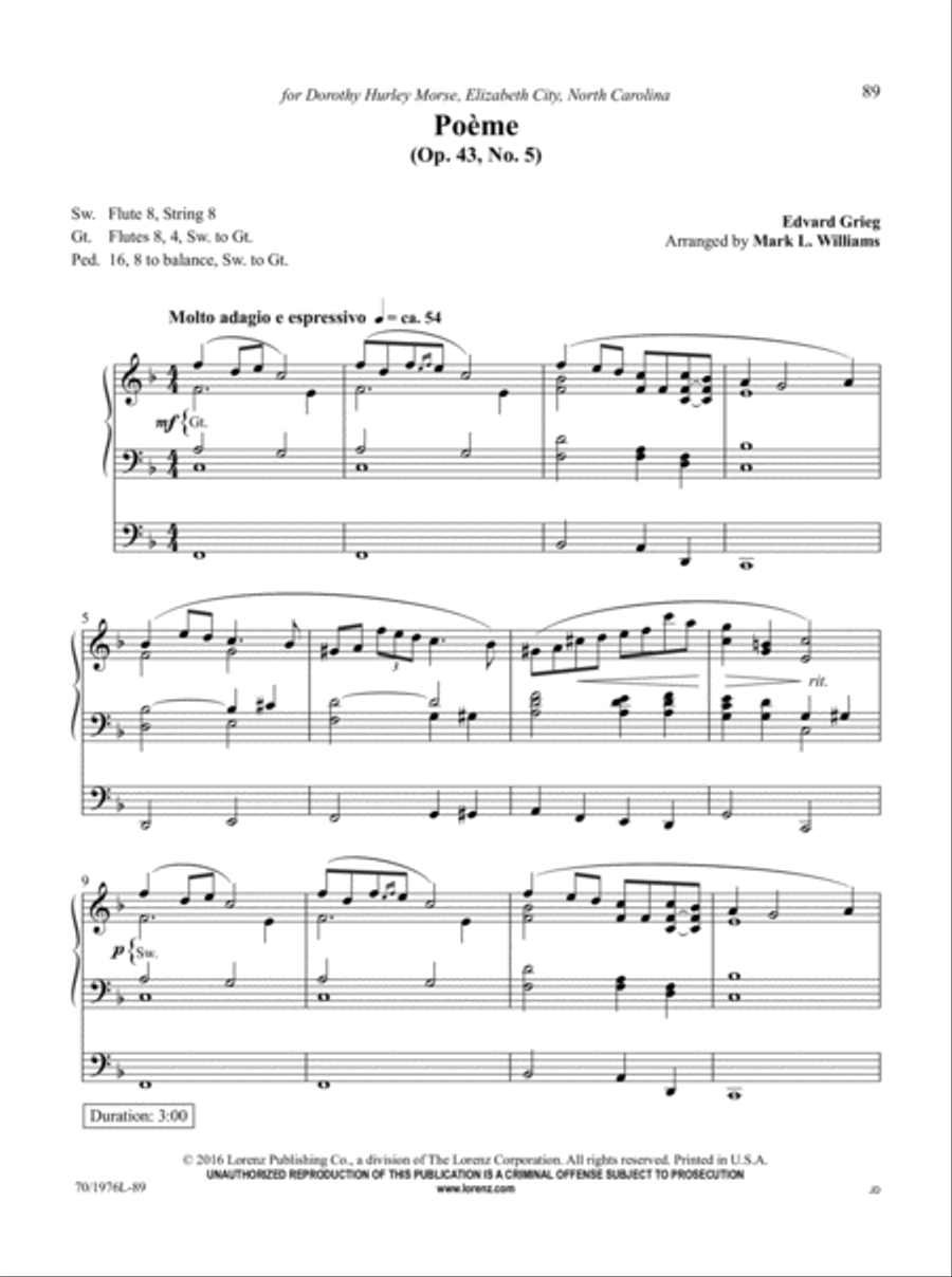 The Organist's Library, Vol. 60 Organ Solo scores gallery preview page 32