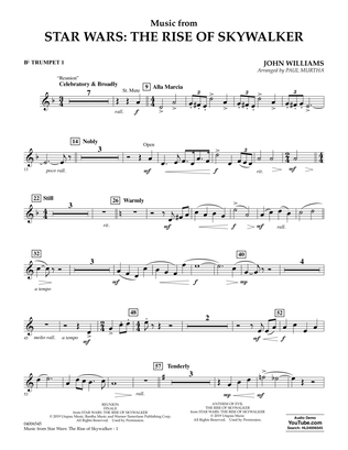 Music from Star Wars: The Rise of Skywalker (arr. Paul Murtha) - Bb Trumpet 1