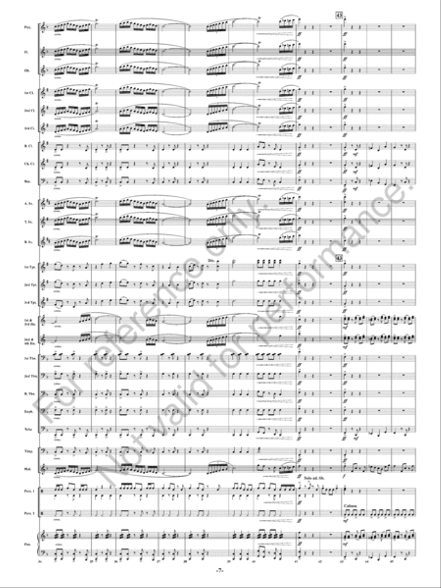 Summer Nights Concert Band scores gallery preview page 8