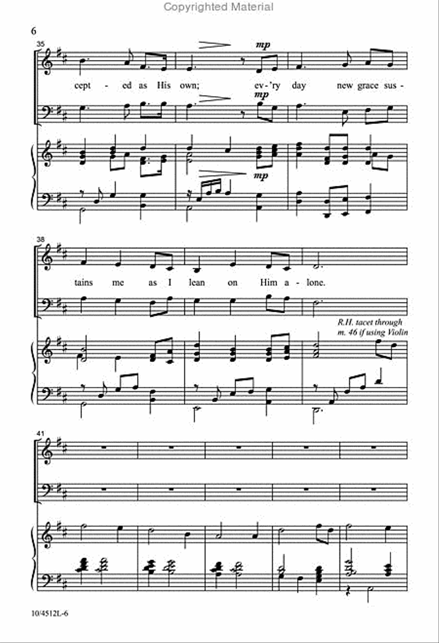God of Grace 2-Part scores gallery preview page 6