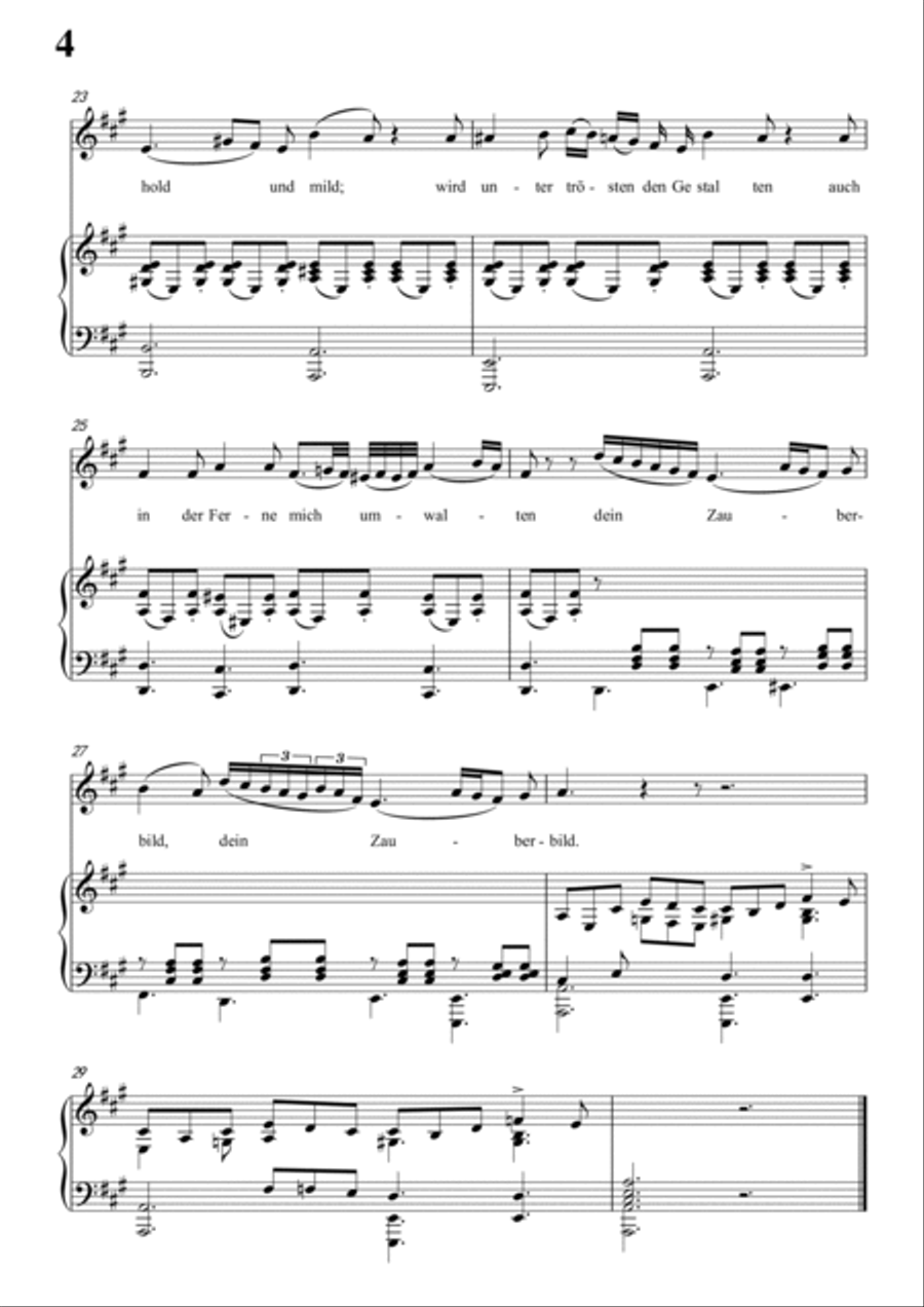 Schubert-Blondel zu Marien in a minor,for Vocal and Piano Voice scores gallery preview page 5