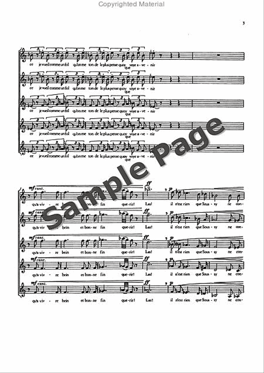 3 French Choruses from the ballet “Joan von Zarissa” Women's Choir scores gallery preview page 4