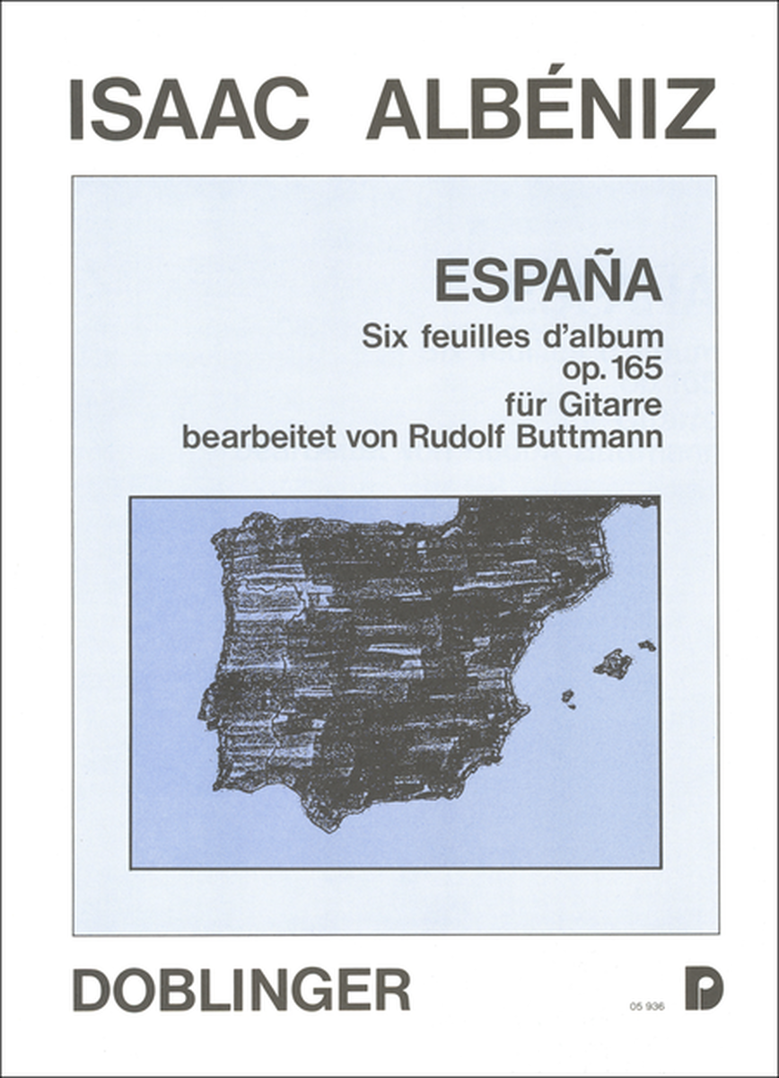 Espana. Six feuilles d'album