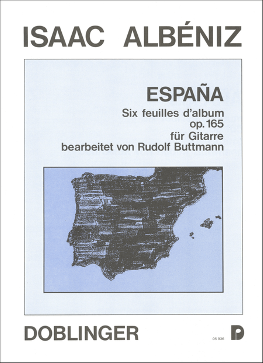 Espana. Six feuilles d'album Piano scores gallery preview page 1