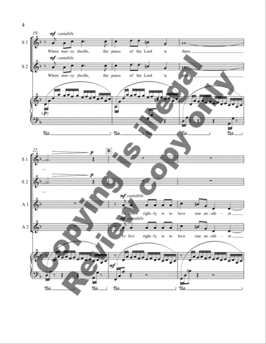 The Tree of Peace The Tree of Peace SSAA scores gallery preview page 5