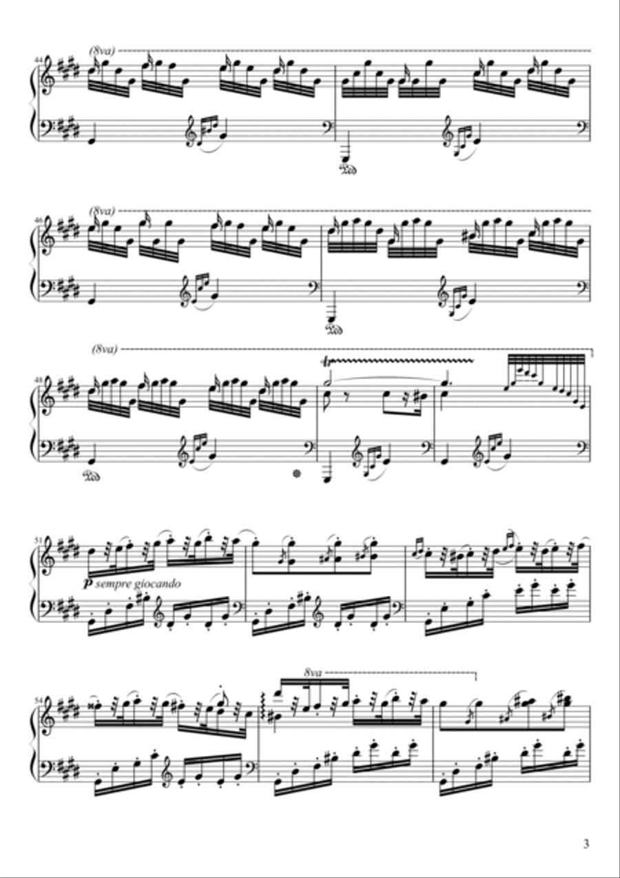 Hungarian Rhapsody No. 2 Piano Solo scores gallery preview page 3