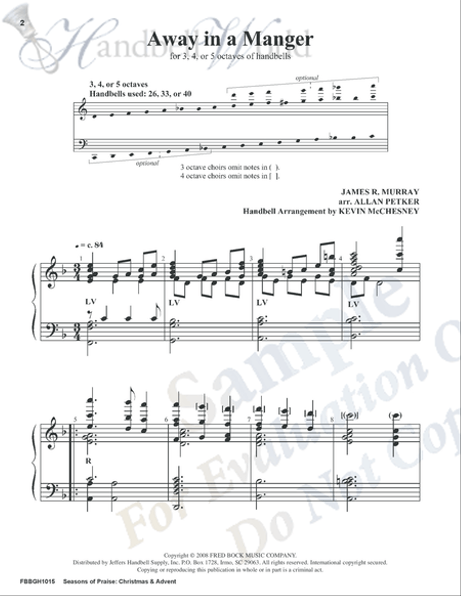 Seasons of Praise Advent & Christmas 5-Octaves scores gallery preview page 2
