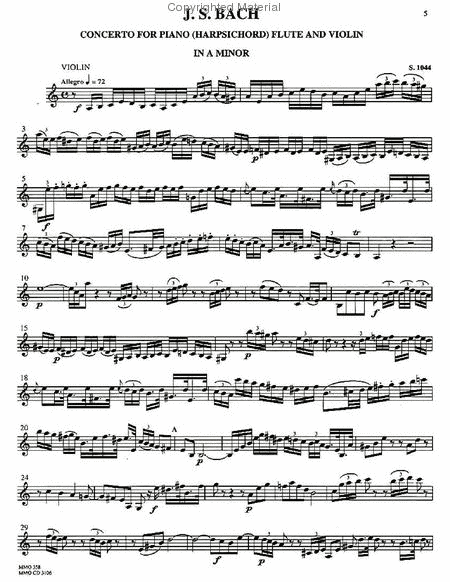 J.S. Bach - Brandenburg Concerto No. 2 & Triple Concerto in A Minor