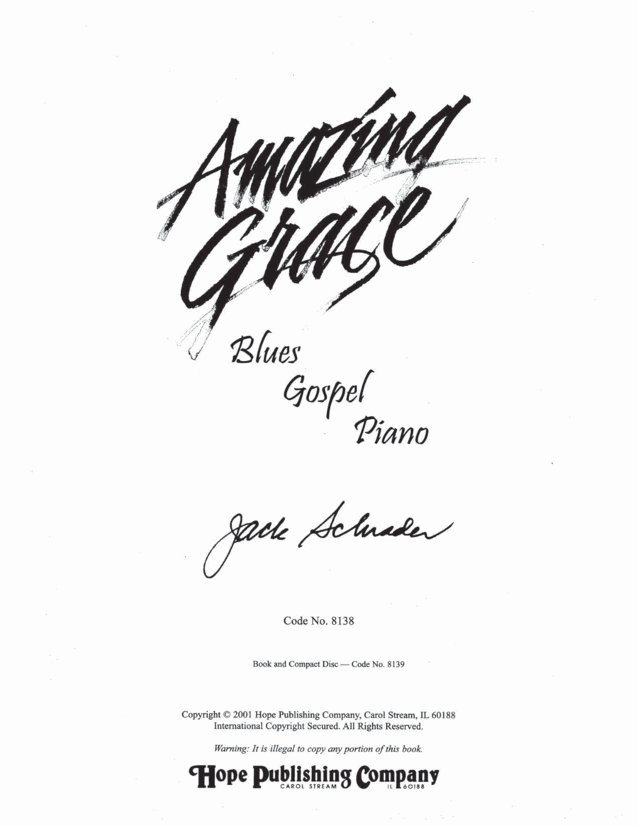 Amazing Grace Piano Solo scores gallery preview page 1