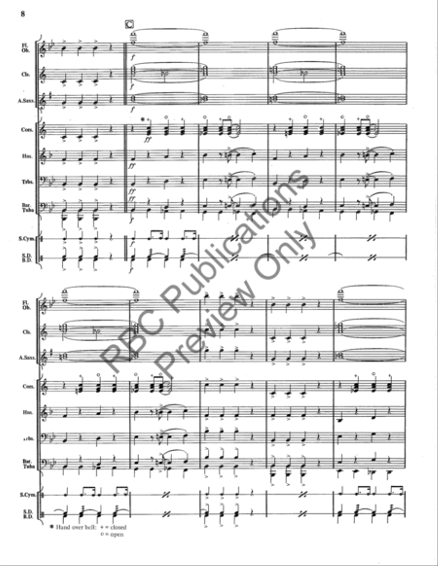 Band Room Riff Concert Band scores gallery preview page 9