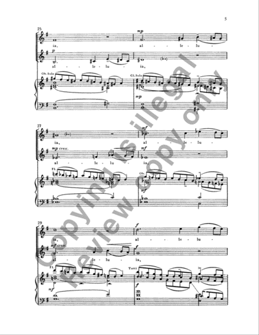 Alleluia, Amen Alleluia, Amen SSAA scores gallery preview page 7