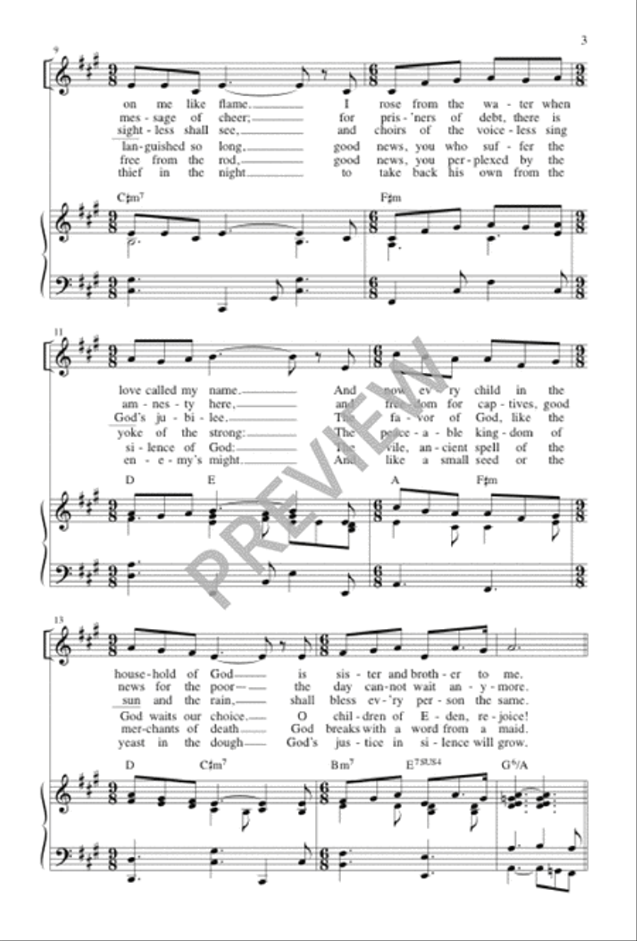 Turn Around Turn Around SAB scores gallery preview page 4
