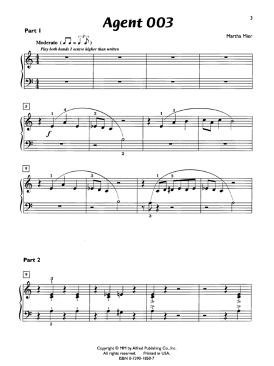 Agent 003 Agent 003 Small Ensemble scores gallery preview page 3