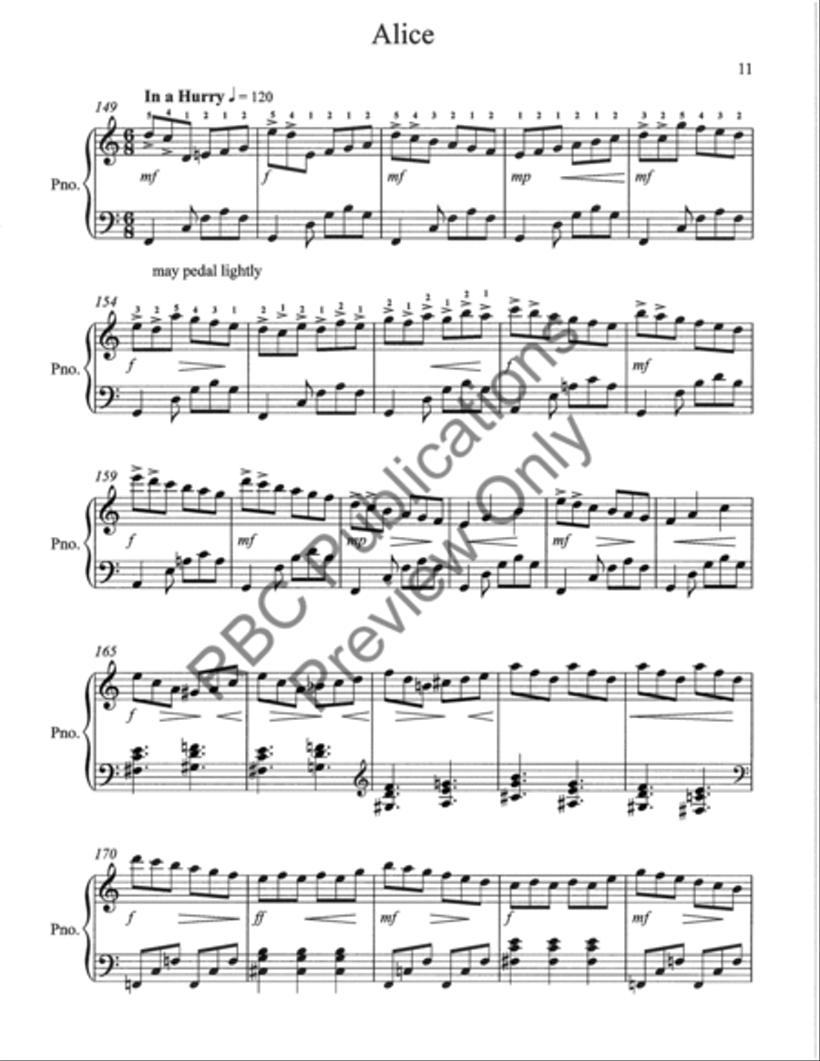 My Second Grade Piano Solo Collection Piano Solo scores gallery preview page 14