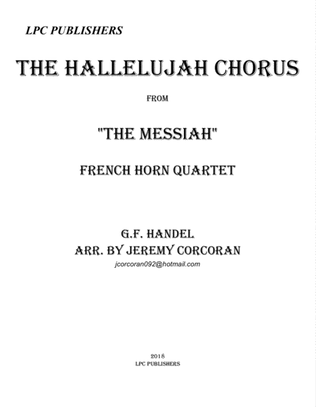 Book cover for The Hallelujah Chorus for French Horn Quartet