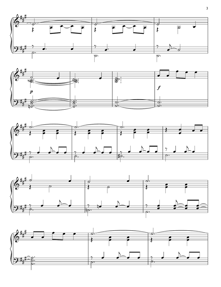 Beautiful Day Piano Solo scores gallery preview page 3