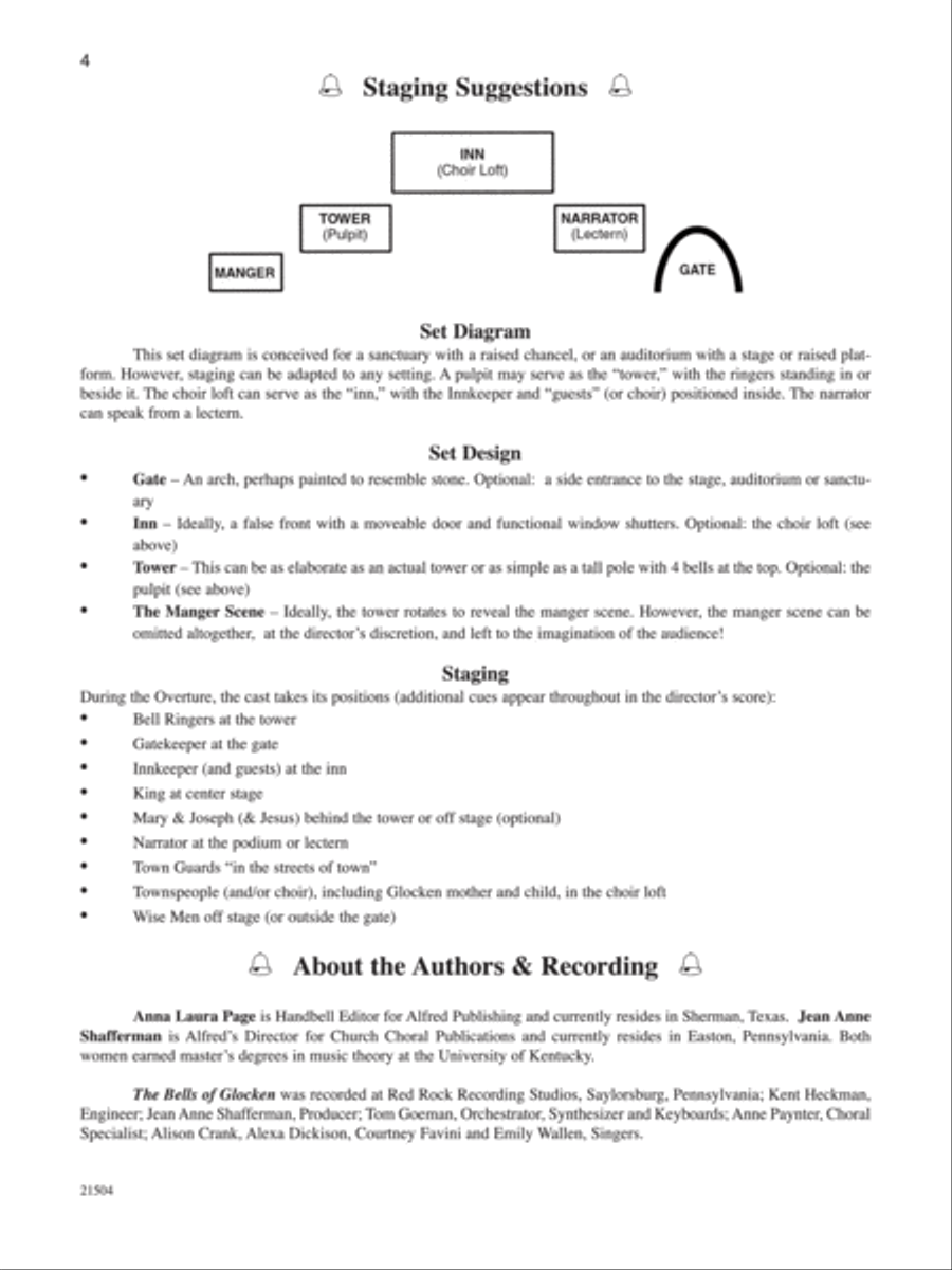 The Bells of Glocken - Director's Score Choir scores gallery preview page 2