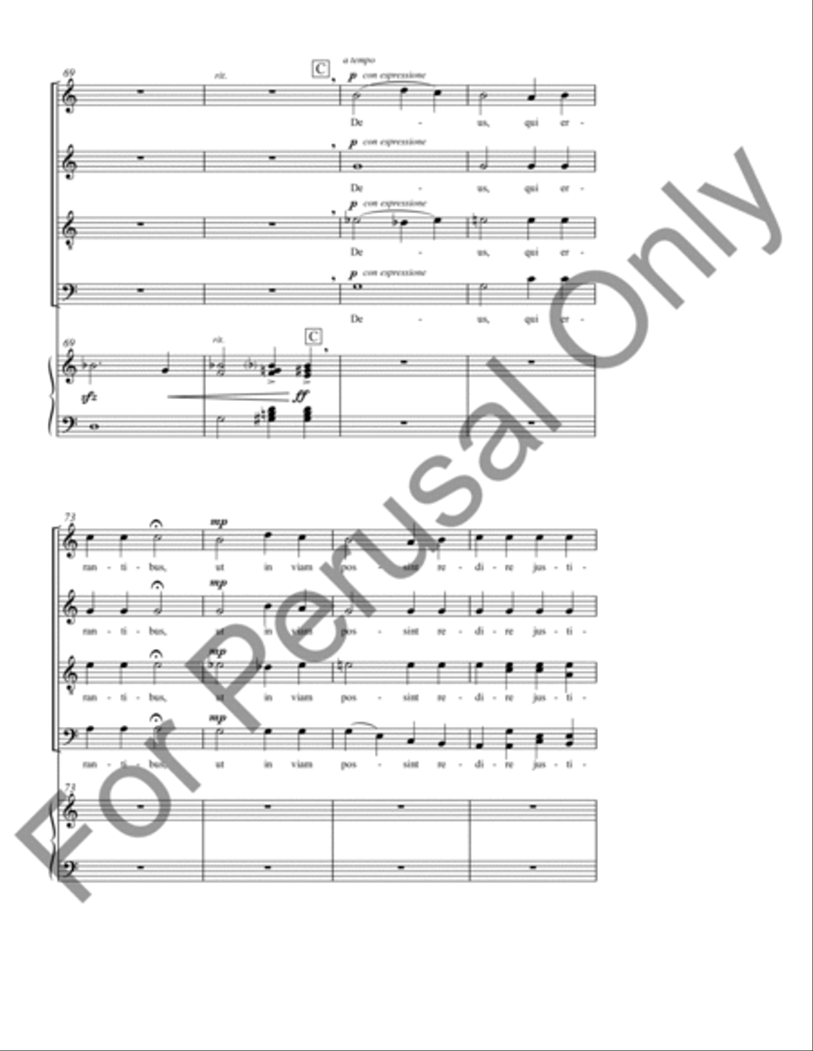Jubilate (Choral Score) 4-Part scores gallery preview page 10