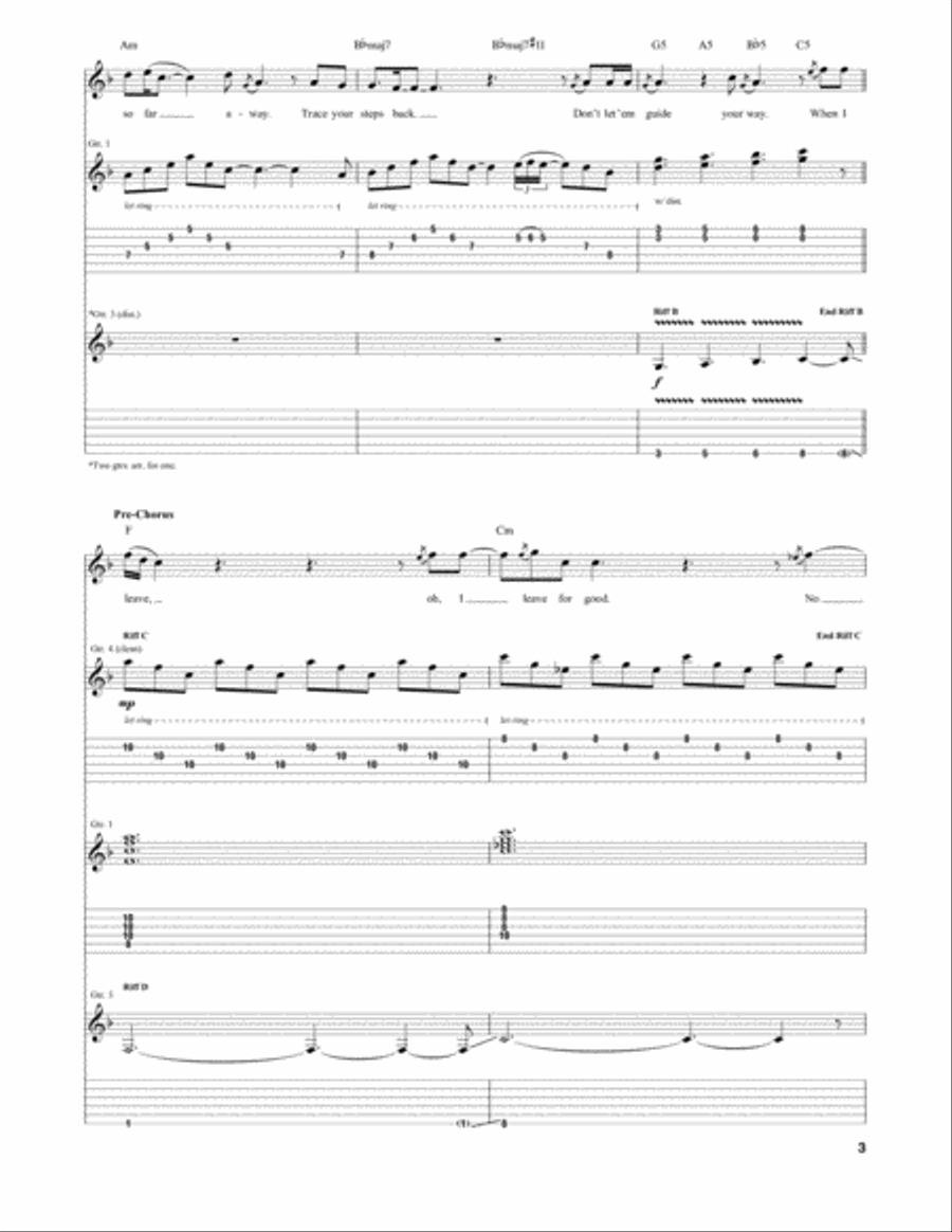 Why Does It Take So Long To Say Goodbye? by Joe Bonamassa Electric Guitar Digital Sheet
