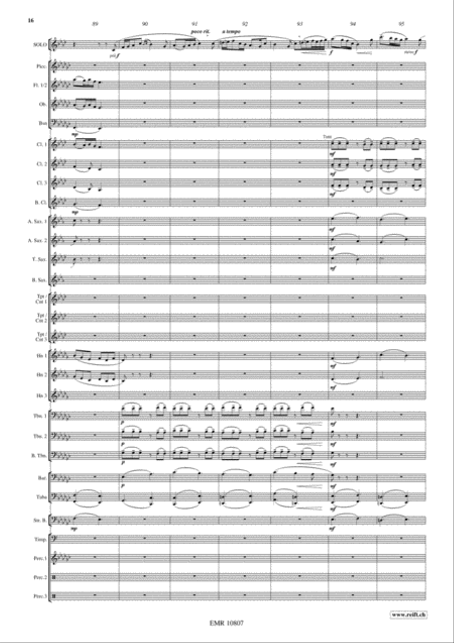 Saltatio Diabolica Saltatio Diabolica Concert Band scores gallery preview page 17