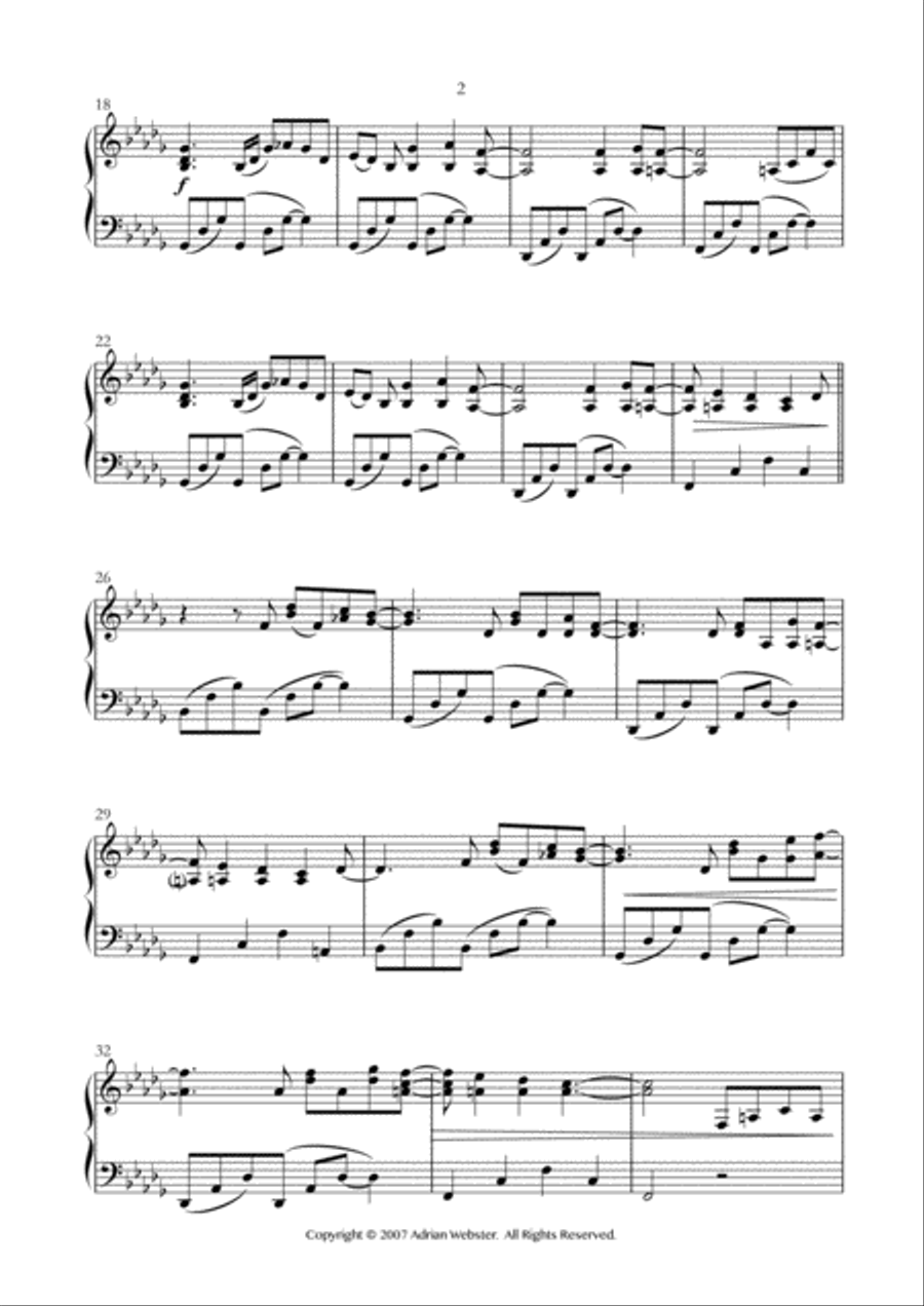 This Is The Life - CrusaderBeach - Beautiful Happy Piano Solo Piano Solo scores gallery preview page 2