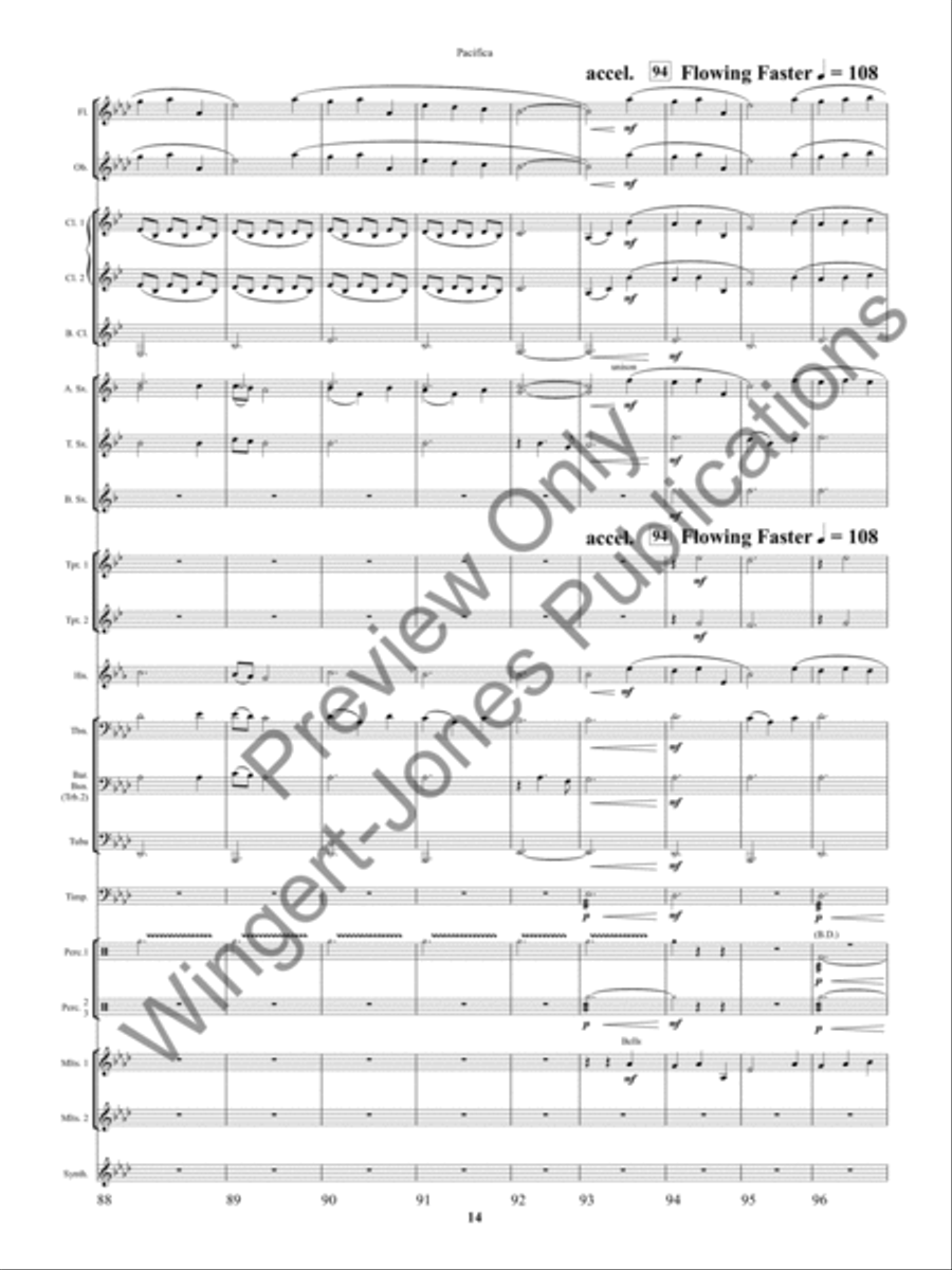 Pacifica Concert Band scores gallery preview page 17