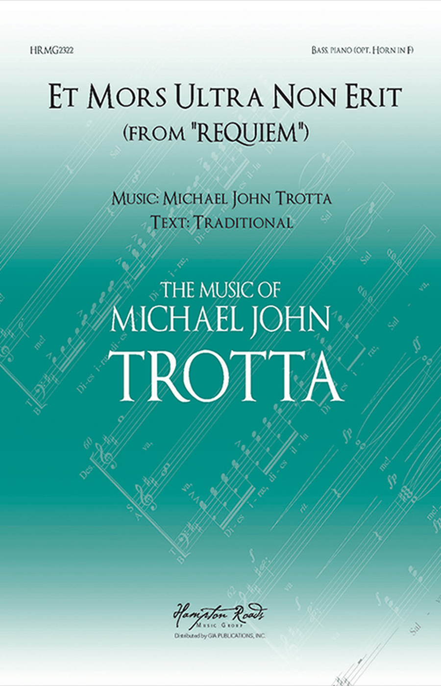 Et Mors Ultra Non Erit (Bass Vocal Solo) Voice Solo scores gallery preview page 1