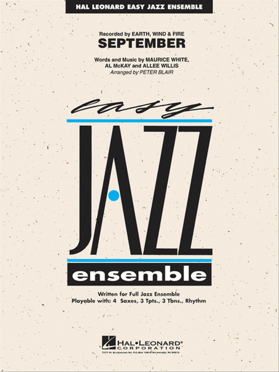 September Jazz Ensemble scores gallery preview page 1