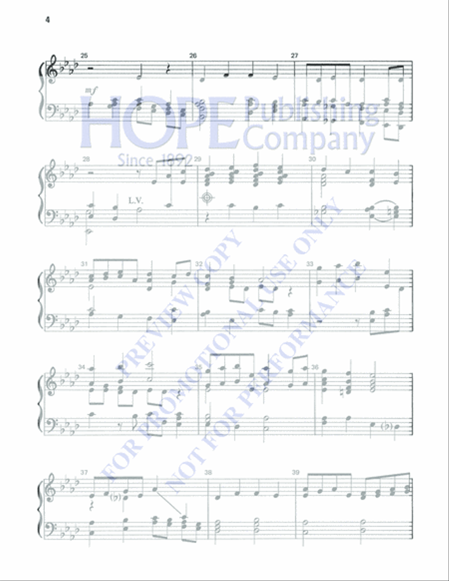 Christ the Lord Is Risen Today 5-Octaves scores gallery preview page 5