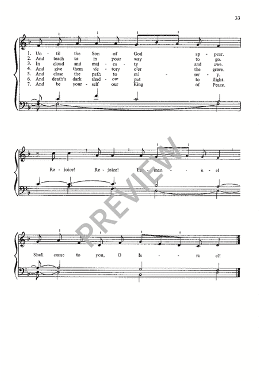 A Choir Book for Advent A Choir Book for Advent 4-Part scores gallery preview page 35