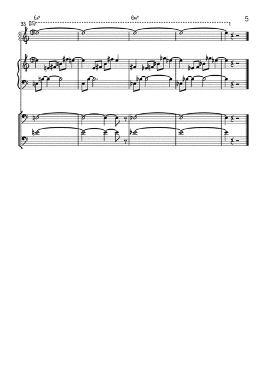 Isolation - Joshua Tindall - Bundle Jazz Ensemble scores gallery preview page 5