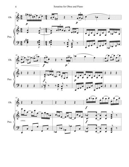Sonatina for Oboe & Piano image number null