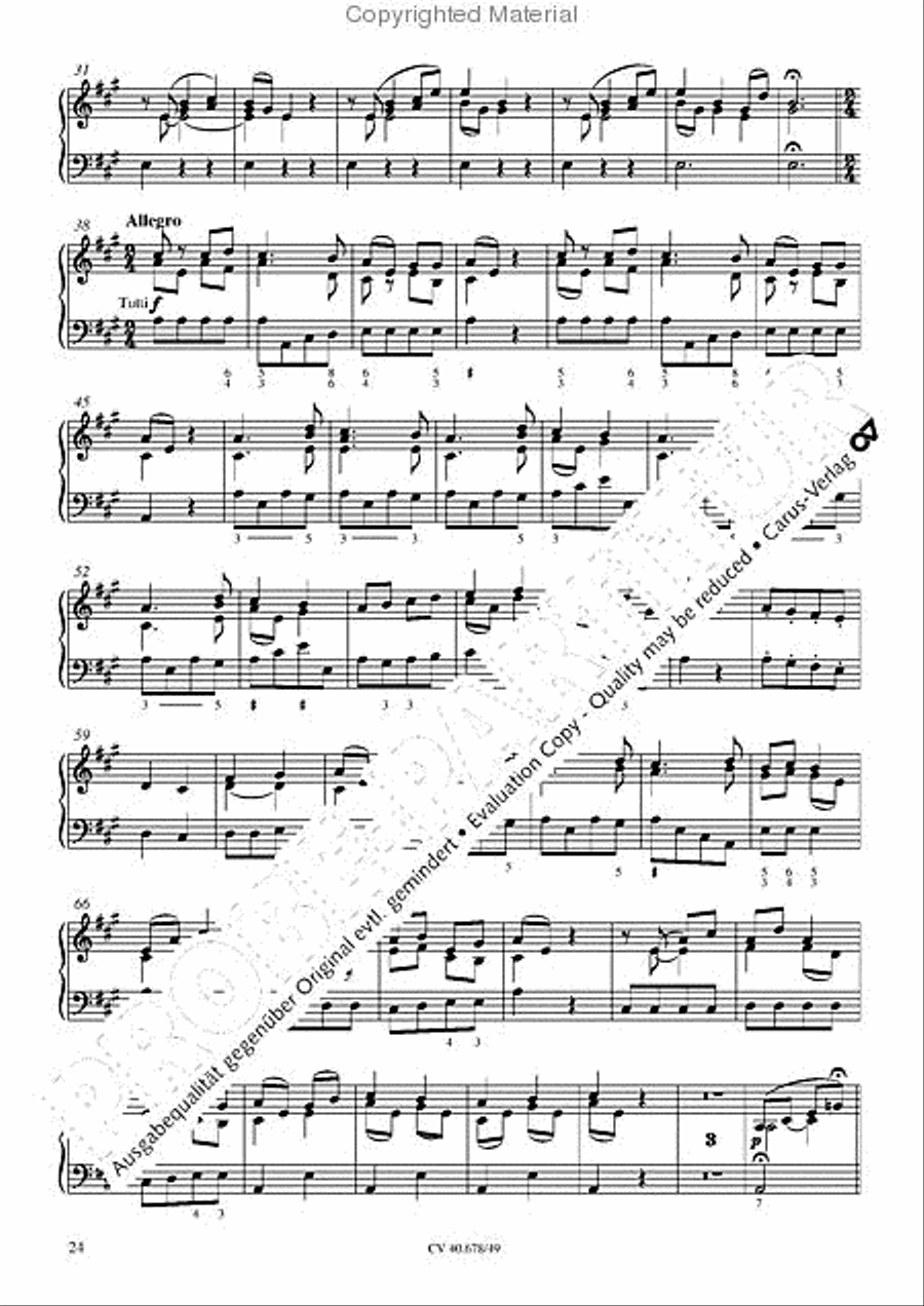 Missa pastoralis bohemica Organ scores gallery preview page 27