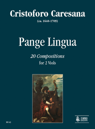 Book cover for Pange Lingua. 20 Compositions for 2 Viols