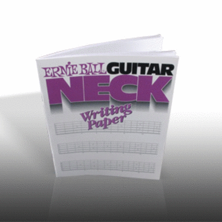 Guitar Neck Writing Paper Book