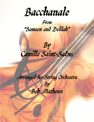 Book cover for Bacchanale from Samson and Delilah